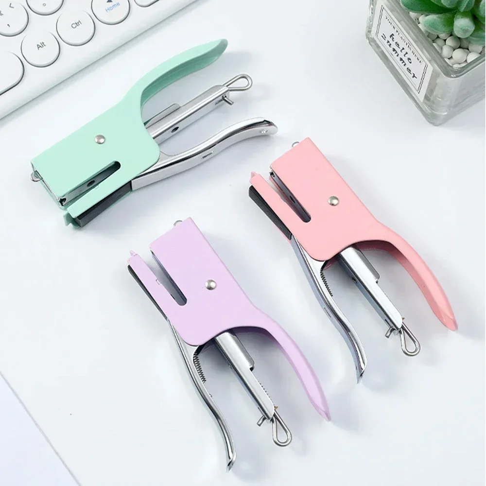 Mini 10 # Small Paper Stapler, Book Binder, Durable, Colors, Stationery, Office Accessories, Fashion,Office & School Supplies,