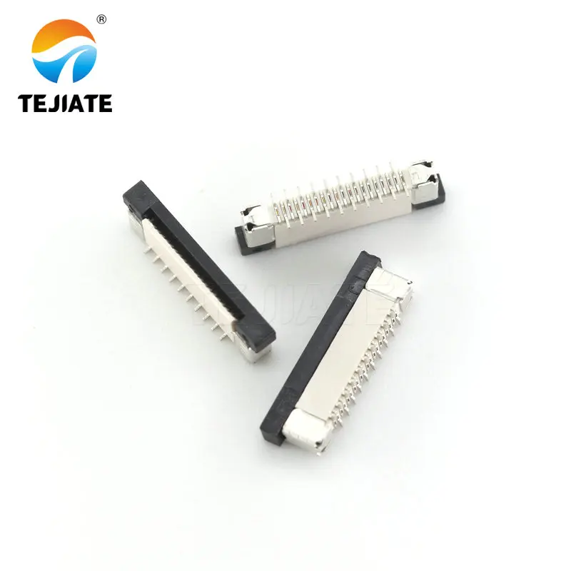 10pcs FFC FPC socket 0.5mm 4/6/7/8/9/10/12/14/15/16/20/22/24/26/28/30/34/40/45/50/54/60 Pin Vertical Type Ribbon Flat Connector