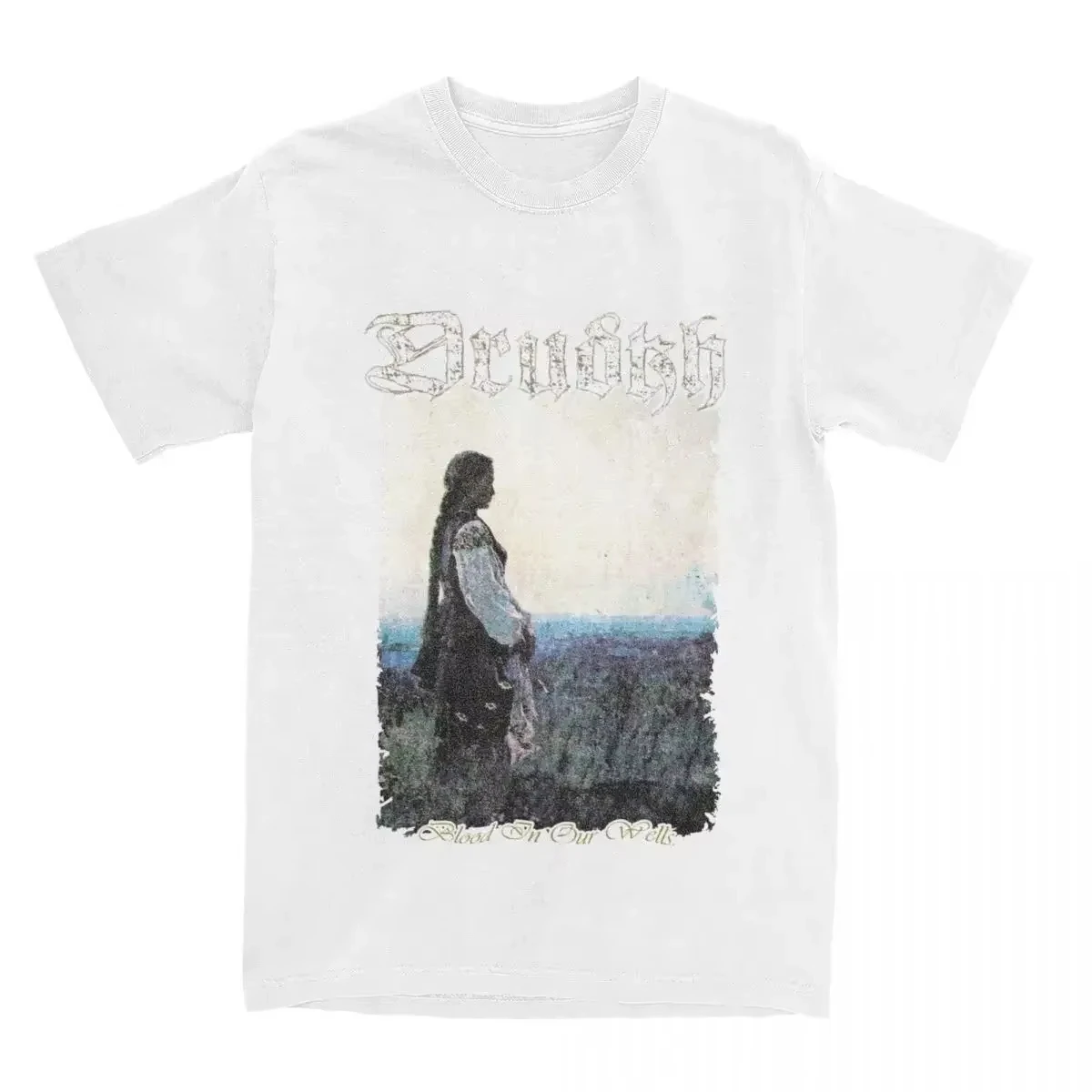 Best Selling Fashion Drudkh Black Metal Band T-Shirt Men Women O-Neck Oversized Casual Streetwear Vintage Harajuku Unisex Tees