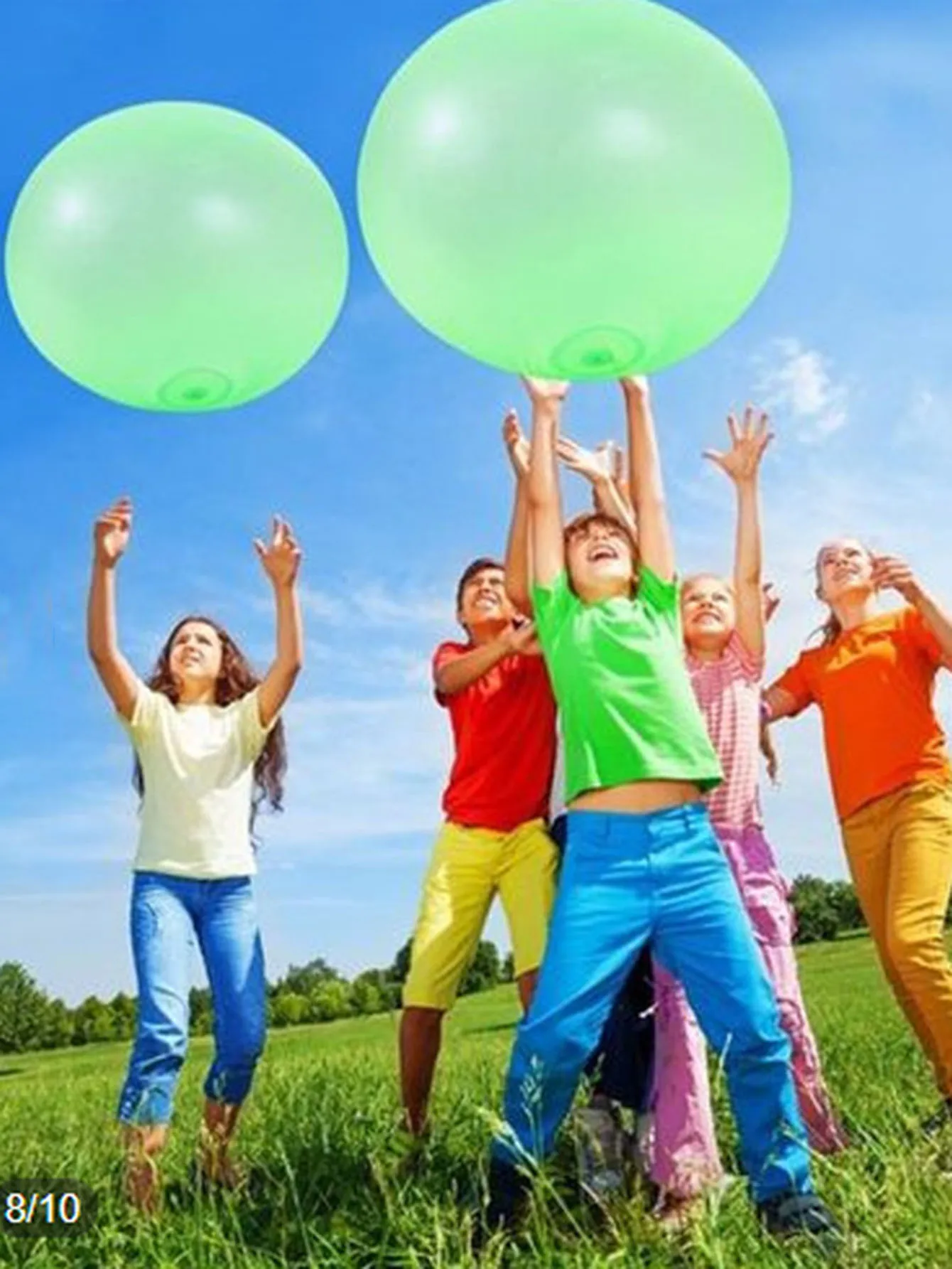 

Bubble Ball Water-fillable Filled Transparent Bouncy Balls Super Strongly Stretching Unbreakable Bubble Balls Water Balloons