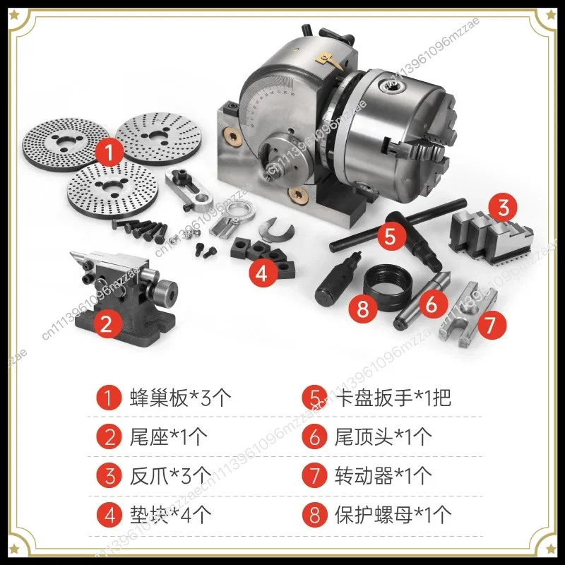 Universal Indexing Head for Milling Machine, Vertical Horizontal Dual Purpose Dividing Plate, Simple Fast Positioning Tool