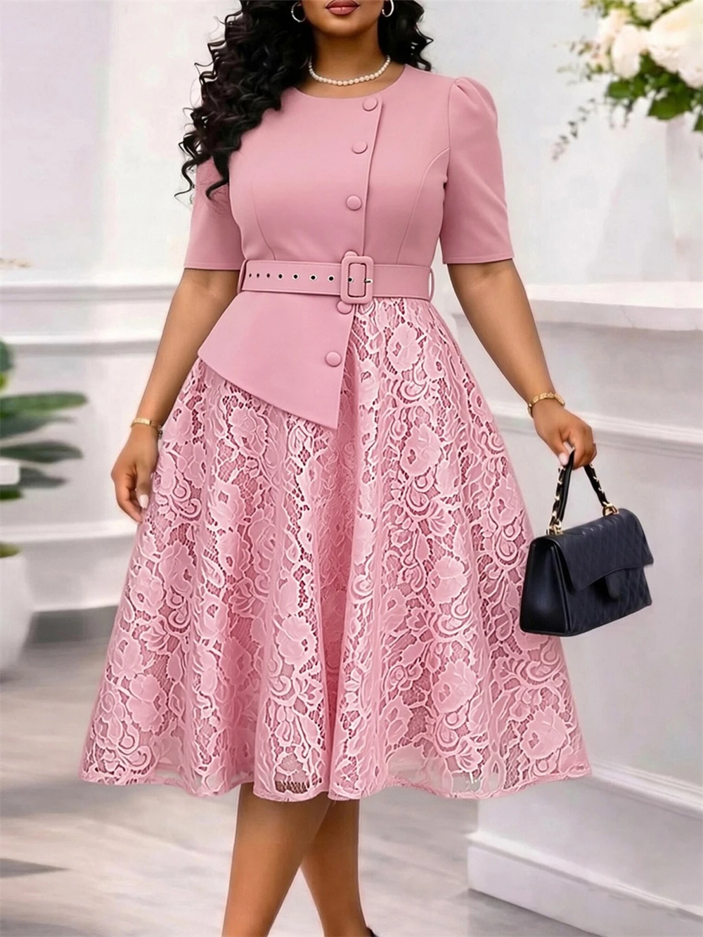 Eleganti Abiti in Pizzo da Donna per Compleanno, Matrimonio, Ballo di Fine Anno, Abito da Sera 2026, Abbigliamento Estivo Turco, Vestiti Lunghi da Ufficio per Signore