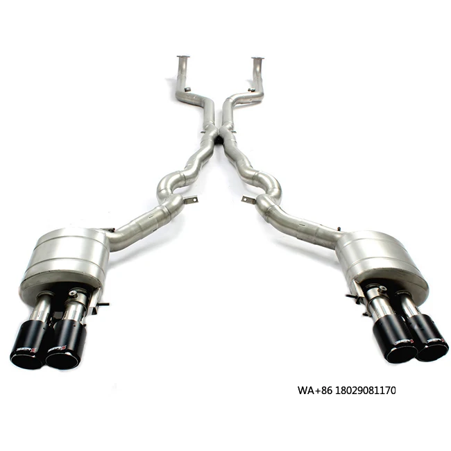 

Выхлопная труба высокого качества с автоматическим выхлопом Catback для M5 F10 4.4T 2014, выхлопная труба с двумя наконечниками, глушитель