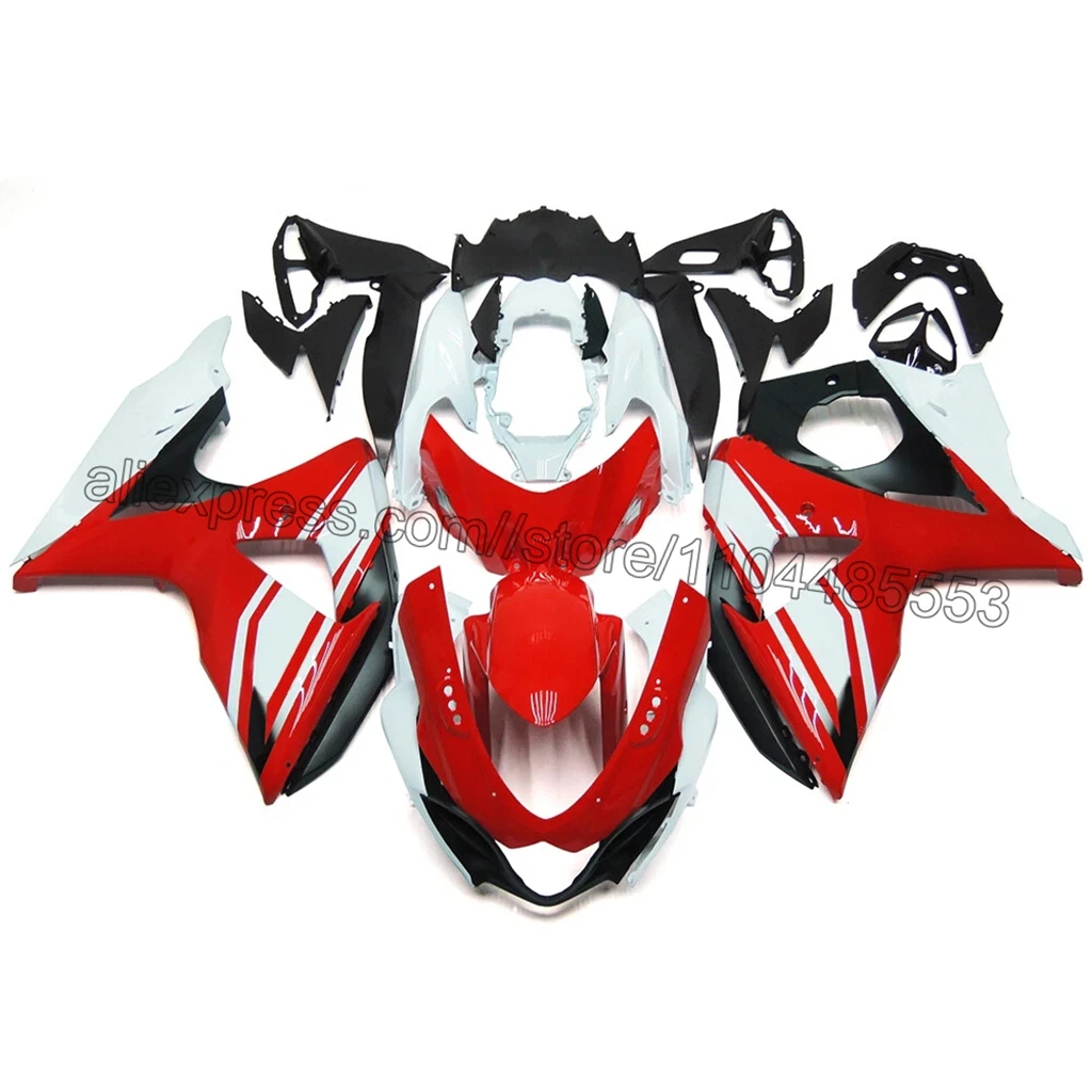 ABS Plastic Cowl For SUZUKI GSXR1000 K9 2009 2010 2011 2012 2013 2014 2015 2016 Full Fairing Body Accessories | Red White