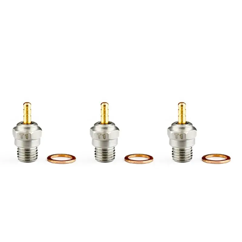 WOTT-3X 70117 Glow Plug For T1 N3 N4 Hot Spark Nitro Engine Parts Replace OS 8 For Traxxas Kyosho HSP HPI Redcat 1/8 1/10