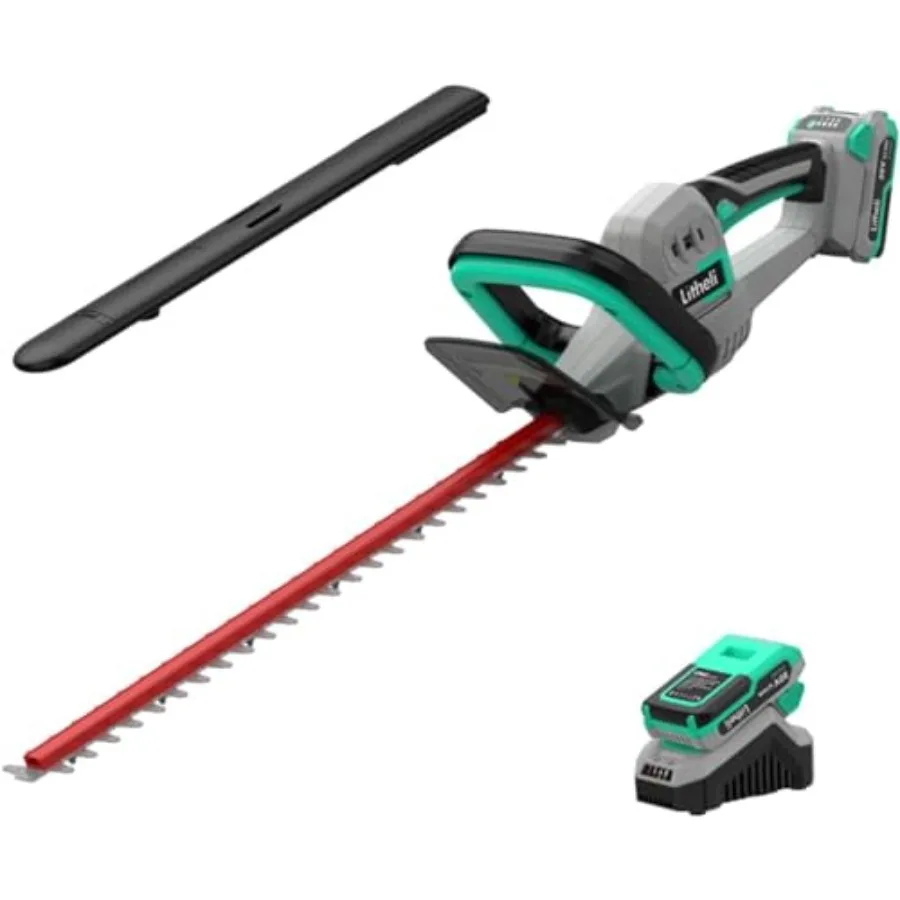 

20V Cordless Hedge Trimmer 20 5 8 Cut 2.0Ah Battery Charger Included Lightweight Quiet Shrub Bush Trimmer for Thick Branches Ya