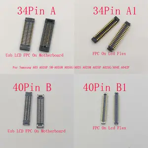 Bilashmart 2 20 LCD Charging USB Charger Display Screen Plug FPC Connector Samsung Galaxy A035 A04E A025F A03 A042 A02S 34 40 Pin