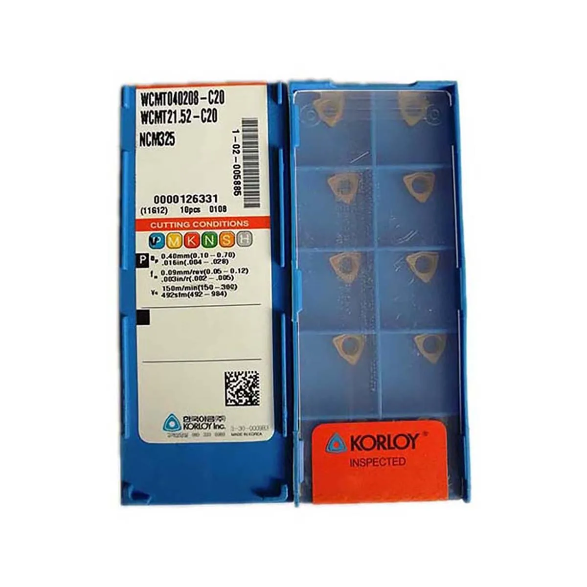 

100% оригинальные WCMT030208/06T308/080408/12/050308 C20 индексируемые вставки для королевских сверл U-Drill