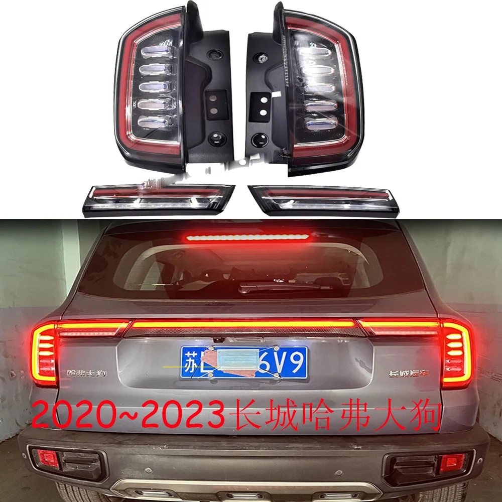 1pcs car accessories bumper haval GMW tail light Greatwall Hover H-DOG taillight Taillamp 2020~2023y for Hover H-DOG fog lamp