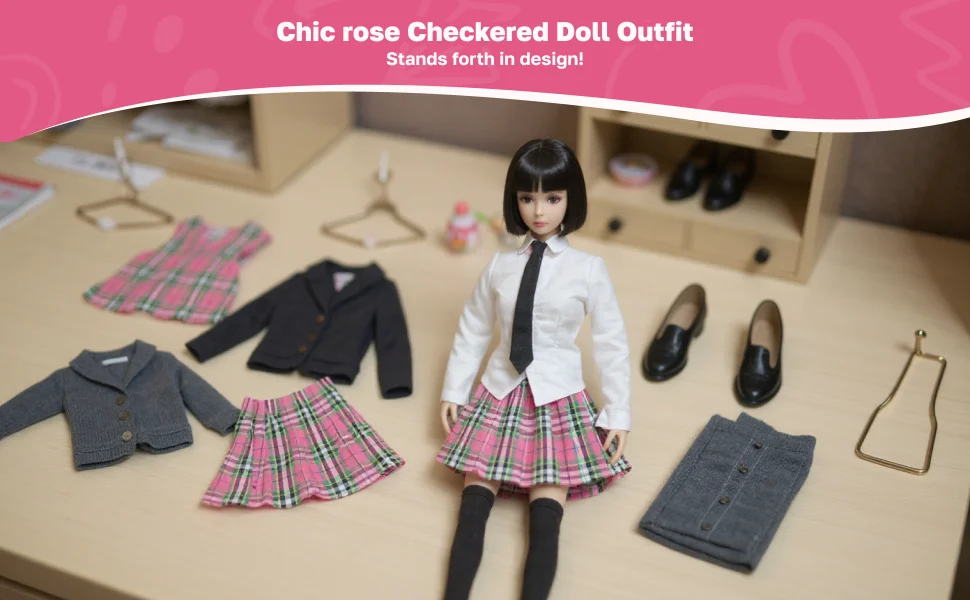 

1/6 Scale Student Uniform Set for 12'' Female Girl Action Figure