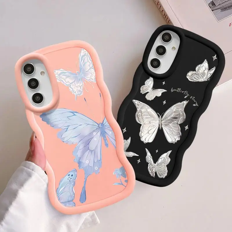 Beautiful Butterfly Phone Case for Samsung Galaxy A20s A30s A50 A50s A02s A03 Core A04e A05s A11 A12 A13 A14 A15 A21s A51 4G 5G