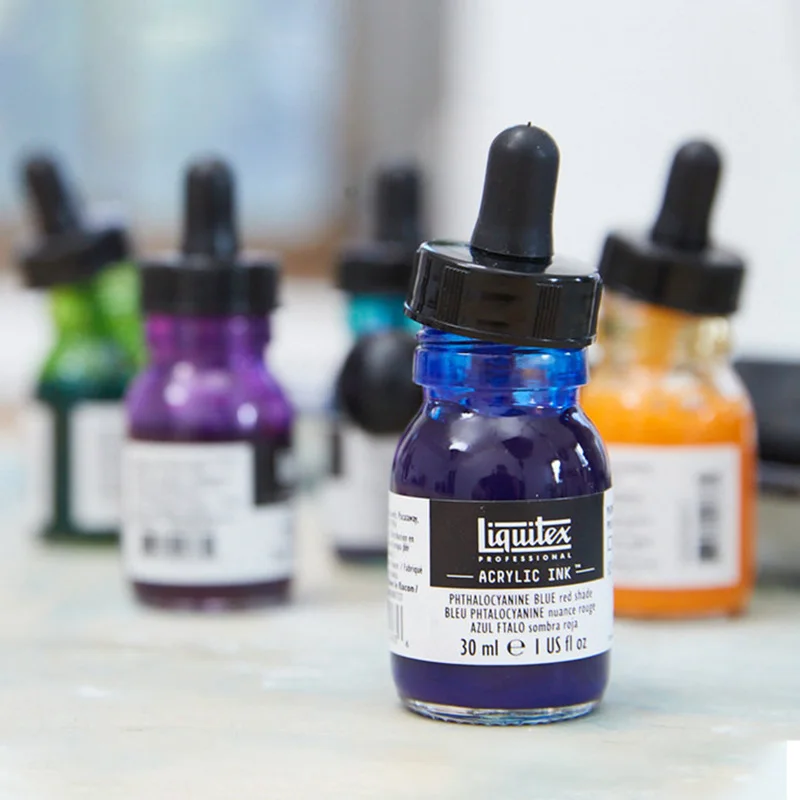 30ml Liquid Acrylic Ink Brightly Colored Waterproof Sun-resistant Not Easy To Fade for Hand-painted DIY Graffiti Manicure view 3