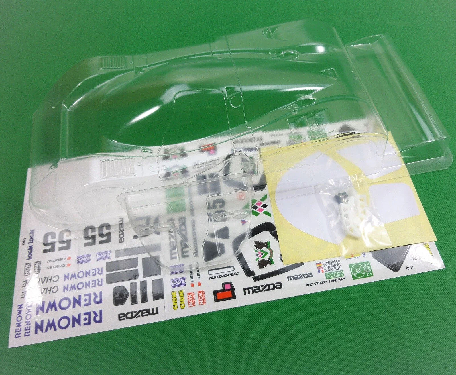 TC017 1/10 Mazida 787B Polycarbonate Clear RC Body Shell (257mm Wheelbase/190mm Width)