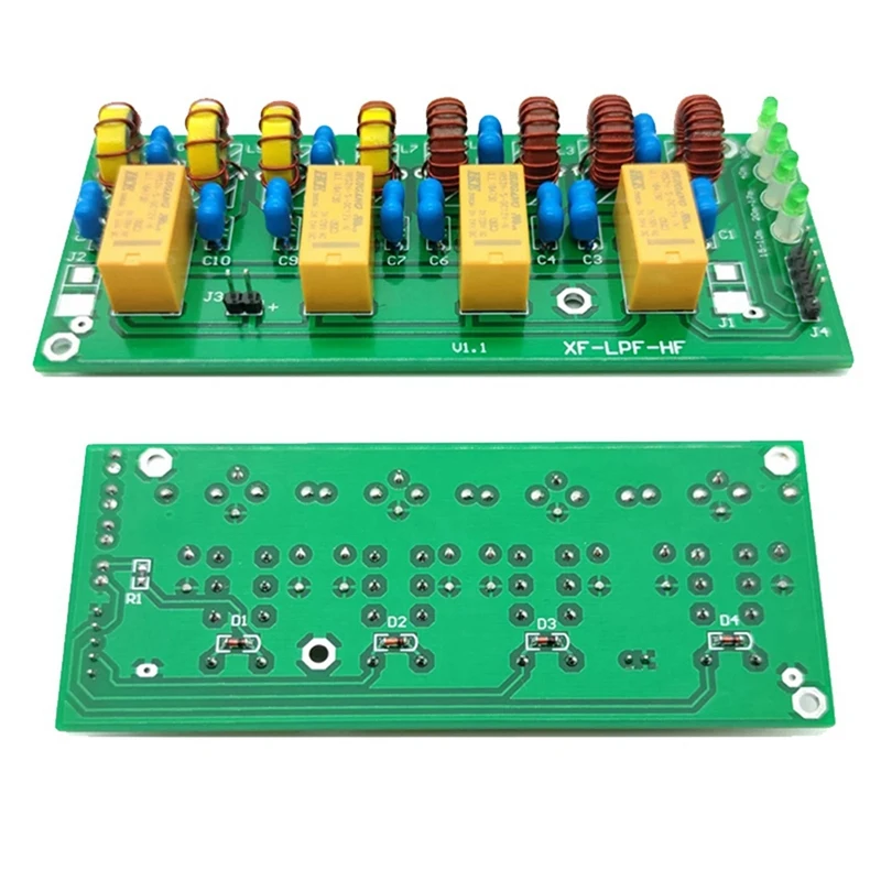 1 Piece XF-LPF-HF Filter Kit 12V 100W Short Wave Low Pass Filter Lpf Unit 3.5Mhz-30Mhz Assembled