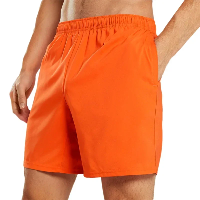 Summer Thin Men Sportswear Shorts Loose Fitting Straight Tube Quick Dry Beachwear Running Fitness Shorts Men Short Pants 3xl