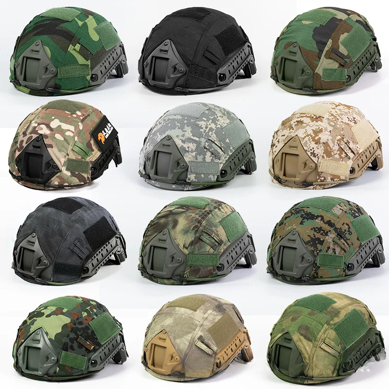 Air Gun Helmet Cover Military Helmet Cover Suitable for Fast Helmet BJ/PJ/MH Type Swat CS Tactical Helmet Cover