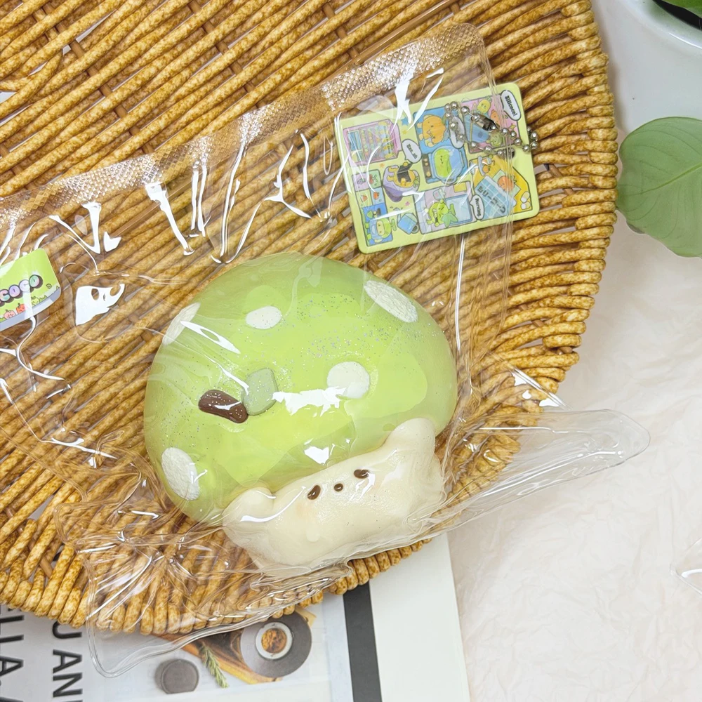 silicoco-fruit-series-green-polka-dot-apple-mushrooms-stress-relief-soft-silicone-toy-slow-rebound-soft-squishy-nulala100026