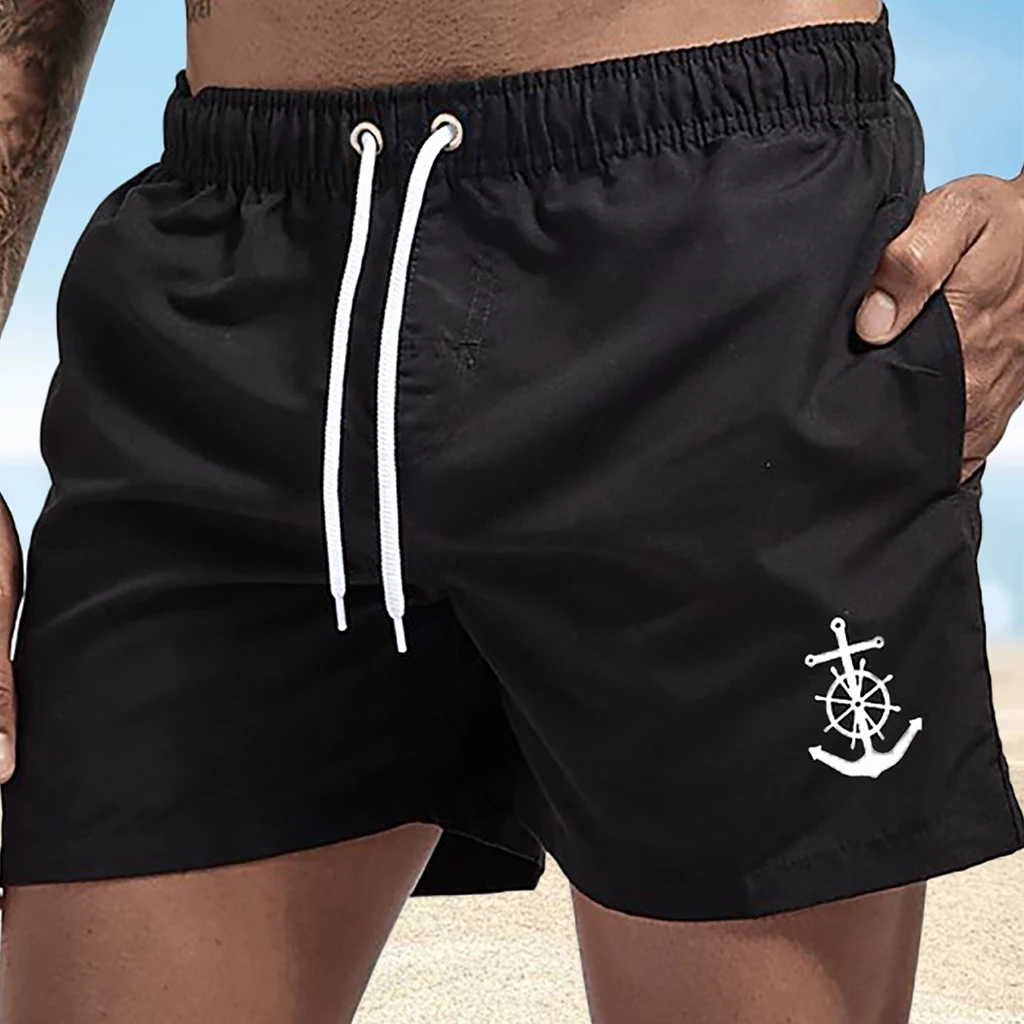 

Men's Swim Shorts Printed Swim Trunks Quick Dry Board Shorts Bathing Suit Breathable Drawstring With Pockets for Surfing Beach