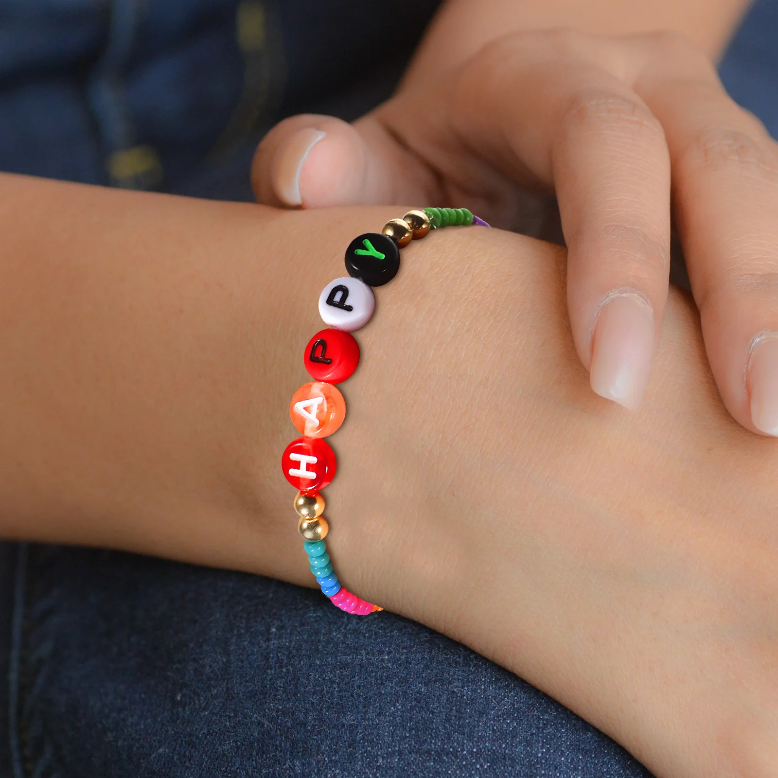 

Ремесленные бусины, различные бусины с алфавитом для изготовления ювелирных изделий, прочные яркие цвета, креативные аксессуары для проектов «сделай сам»