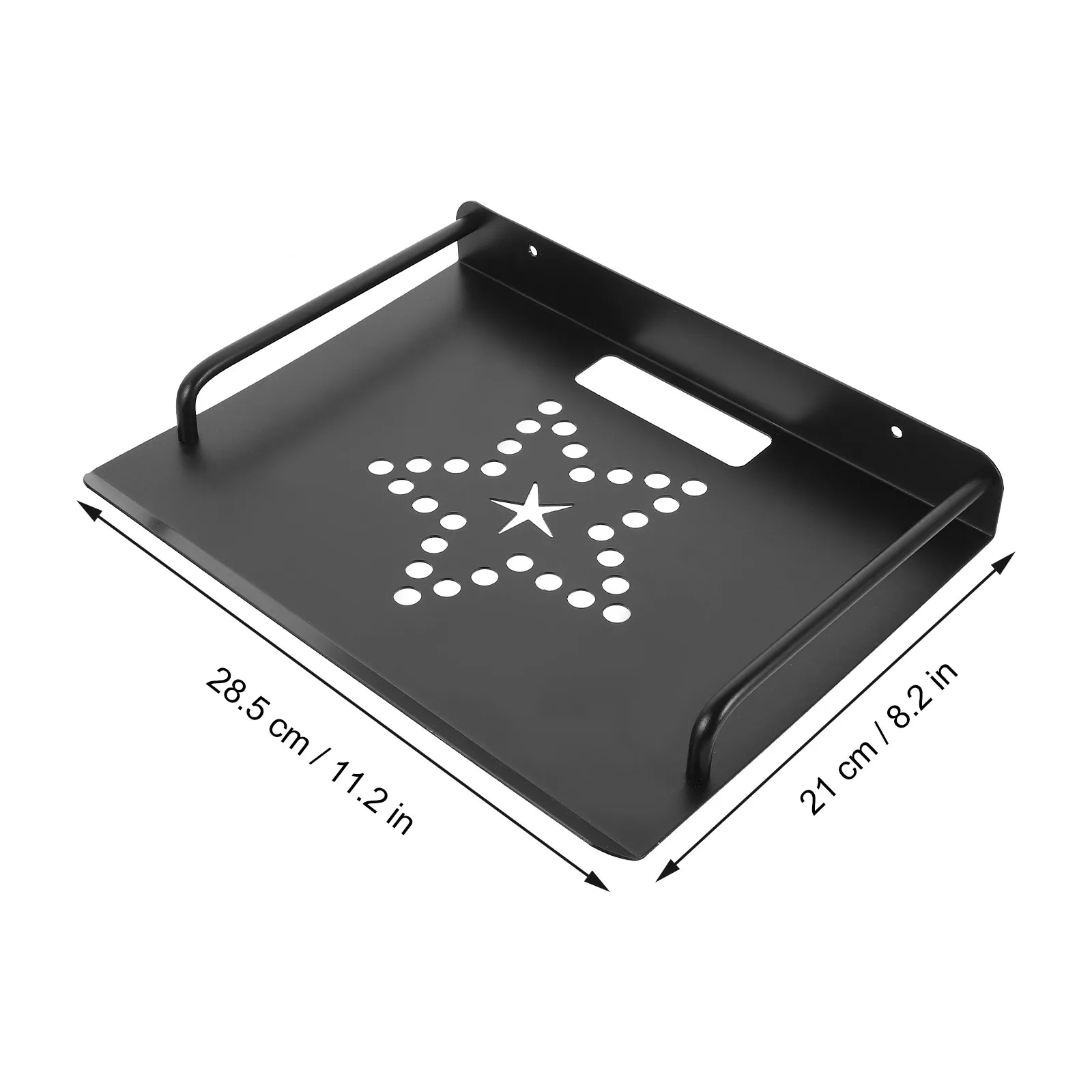 Wall Mounted Projector Stand Metal Floating Shelf Small Router Rack Cable Box Organizer Wall Mount Holder Wireless Device