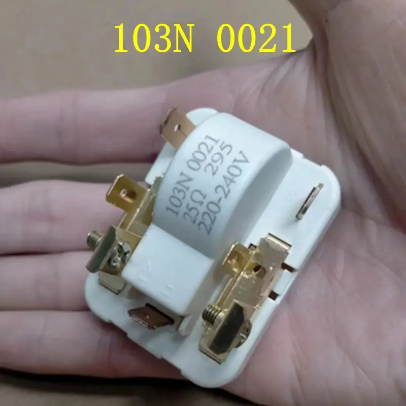 AC 220-240V 25Ω Compressor PTC Starter 103N 0021 Overload Smart Protection Relay For Refrigerator Freezer Fridge parts