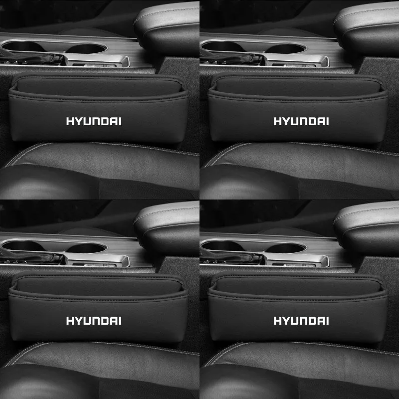 Multifunction Car Seat Gap Organizer Seat Crevice Slot Storage Box for Hyundai N LINE i30 i20 Sonata Accent Tucson Elantra Azera