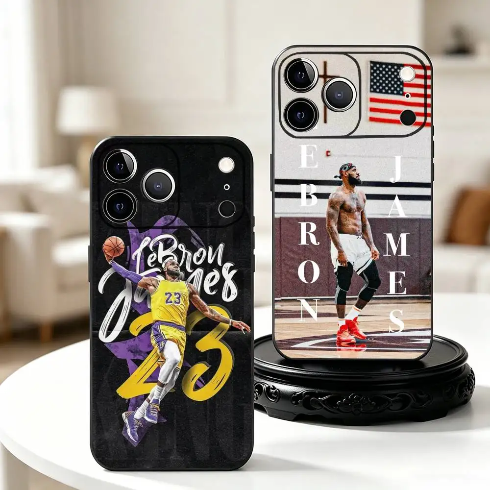 Чехол для телефона с Леброном Джеймсом (23) из мягкого силикона для iPhone 17, 16, 15, 14, 13, 12, 11, X, XR, Plus, Pro, Max, Plus