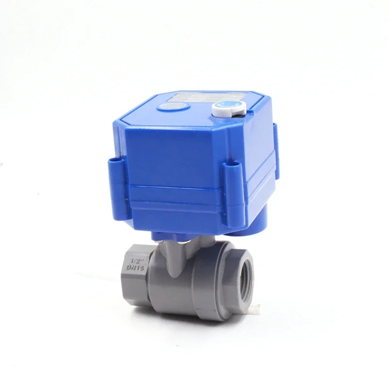 Irrigation 2-way and 3-way electric PVC electric ball valves are easy to use, practical, durable and of good quality
