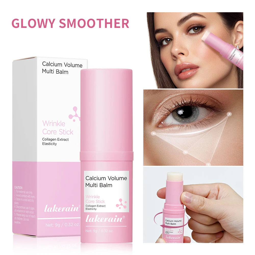 Lakerain - Barra de Crema Contorno de Ojos con Complejo de Calcio, Reafirmante de la Piel, Antiarrugas, Esencia para el Contorno de Ojos para Belleza y Cuidado de la Piel