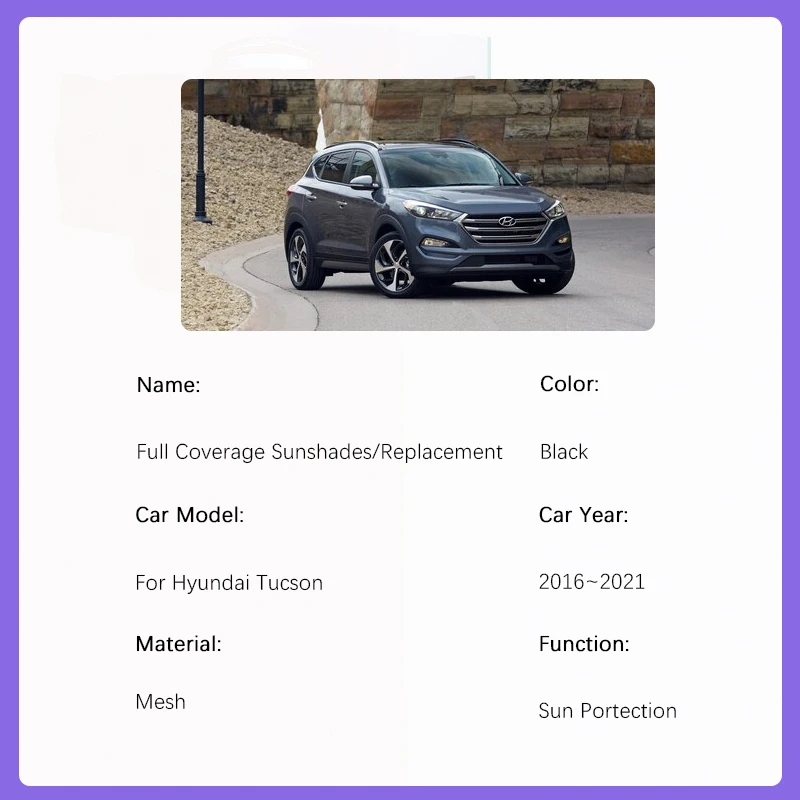 مظلات تغطية السيارة لسيارة هيونداي توسون TL ، ، شبكة شبكية ، حاجب نوافذ ، غطاء ظل الشمس ، ملحقات السيارات ، واقي الشمس