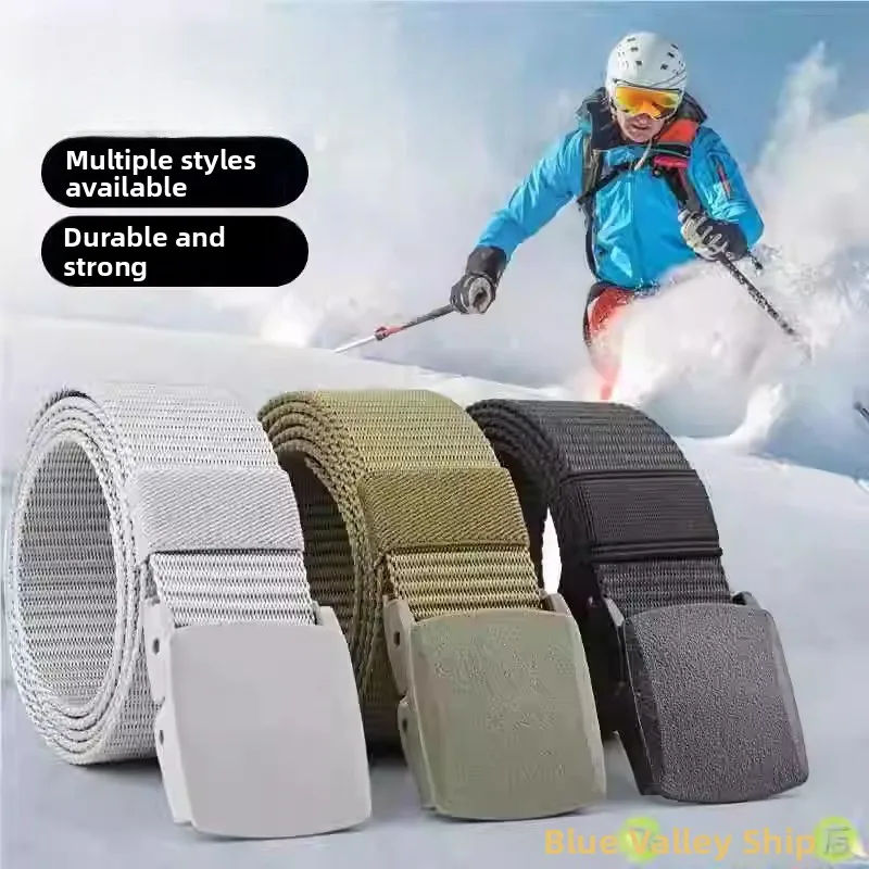 

Outdoor Training Ski Faion Casual Nylon Canvas Belt Ski Pants Waist Belt Golf Canvas Belt Sports Outdoor Accories