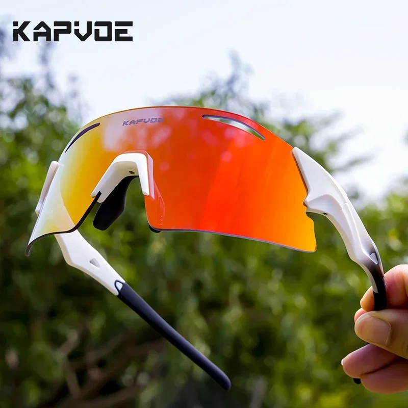 Kapvoe Neue Sport-Rad-Sonnenbrille für Herren und Damen, UV400-Schutz, Sonnenbrille, Outdoor, Radfahren, Skifahren, Fahren, Sonnenbrille