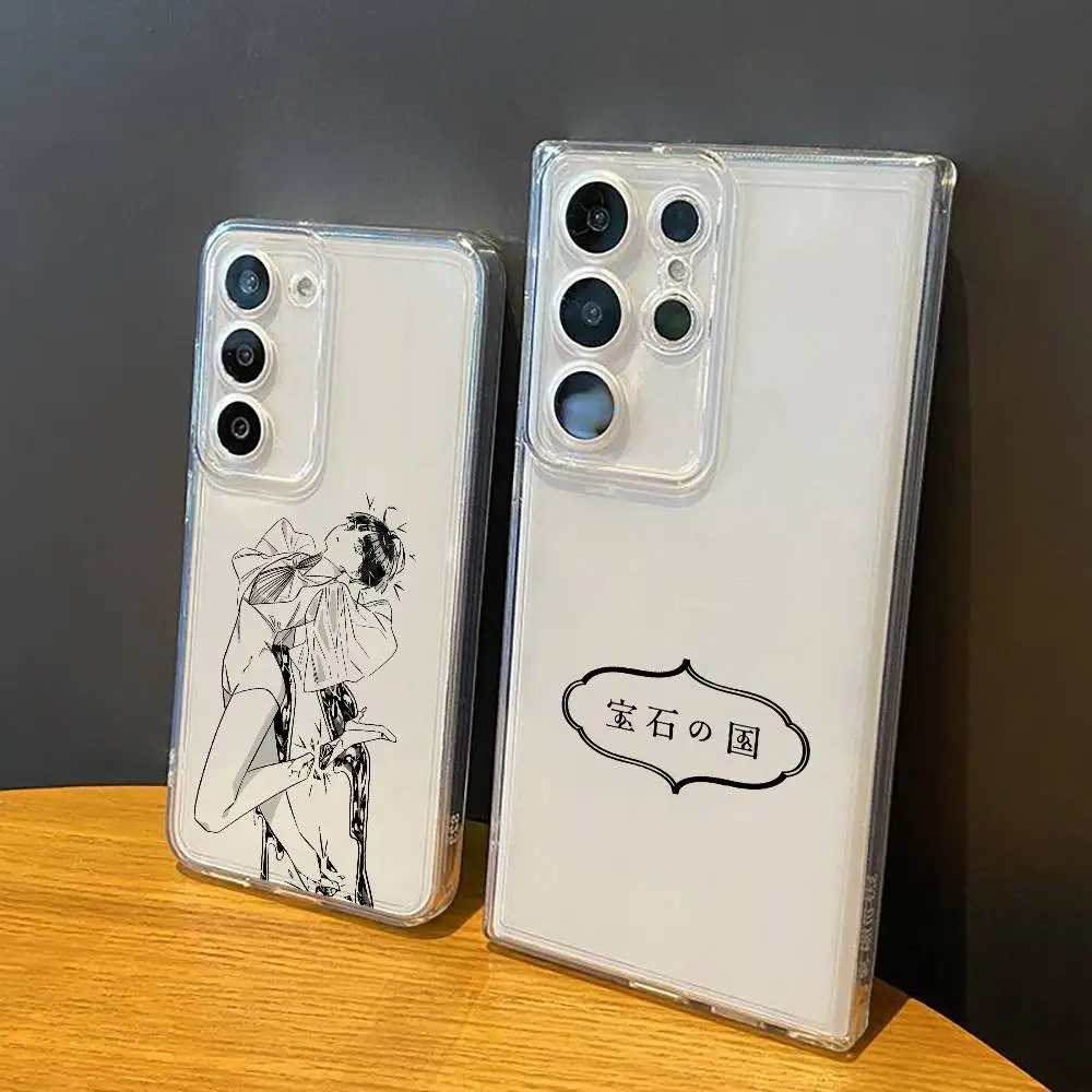 Manga Houseki no Kuni  For Samsung Galaxy S24 S25 S23 S22 S21 Transparent Cover Phone Case