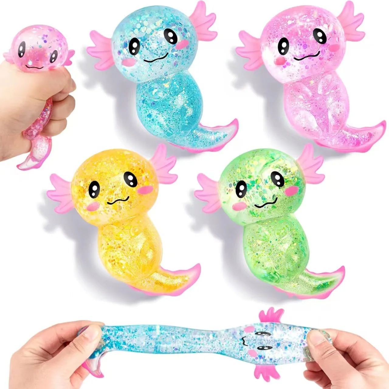 Kawaii Cat Paw Mochi Blind Box Mystery Cute Squeeze Toys Foot Antistress Stress Relief Simulated Food Cube Fidget Toy view 6