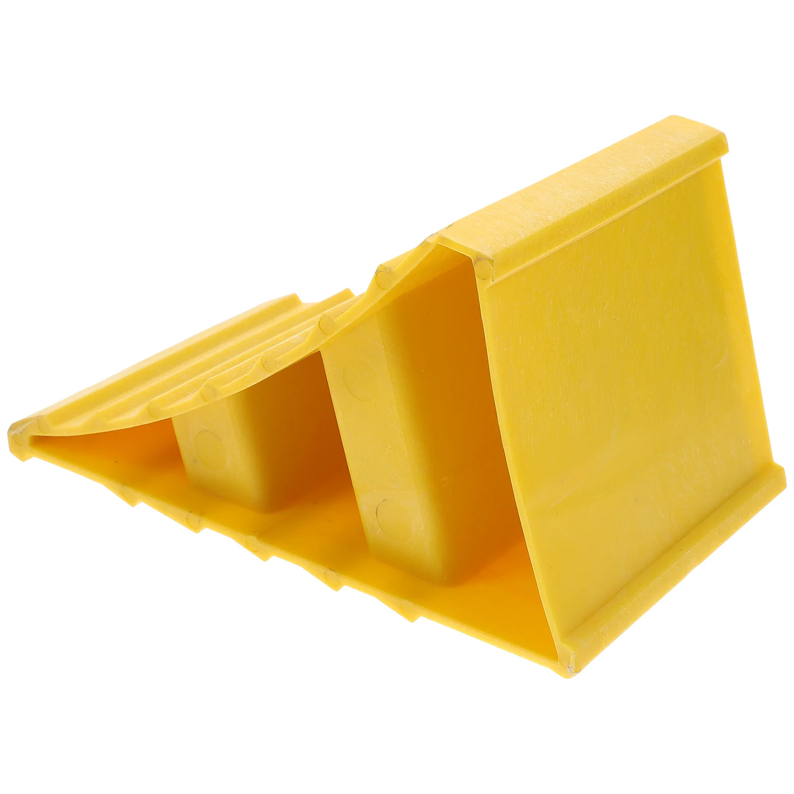 

1Pcs Plastic Wheel Chock Sturdy Vehicle Stop Block Heavy Duty Tire Stopper High Strength Compression Resistant