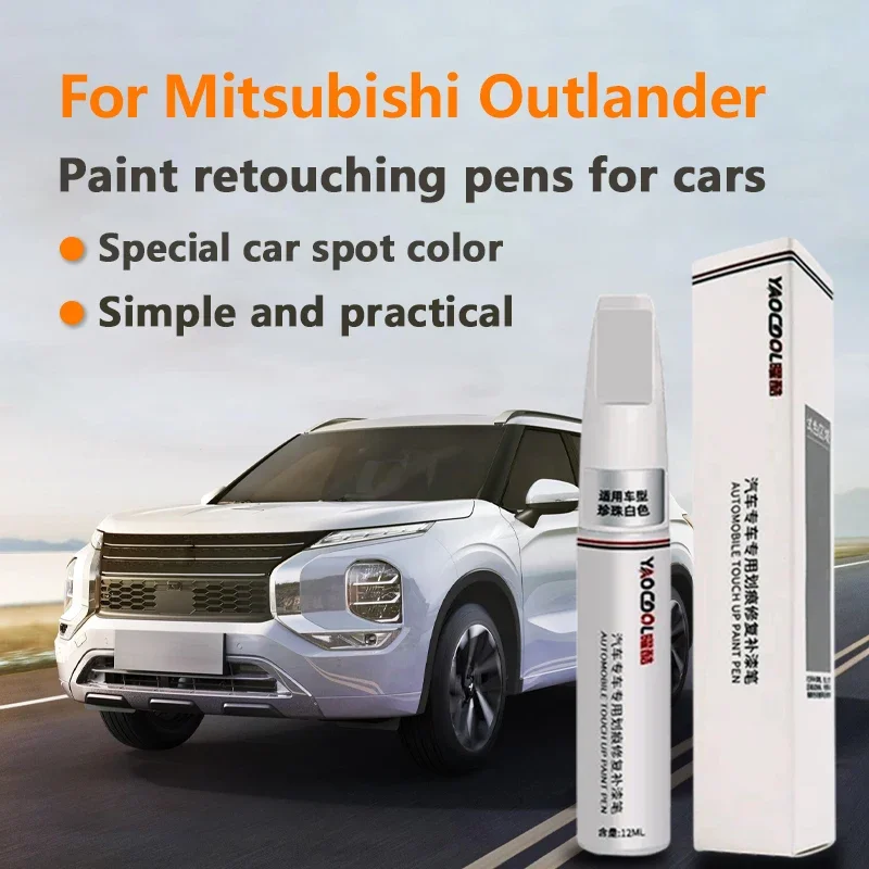 

For Mitsubishi Outlander Car Paint Touch-up Pen Is Used for Car Scratch Repair, Car Paint Repair, and Paint Care.Portable