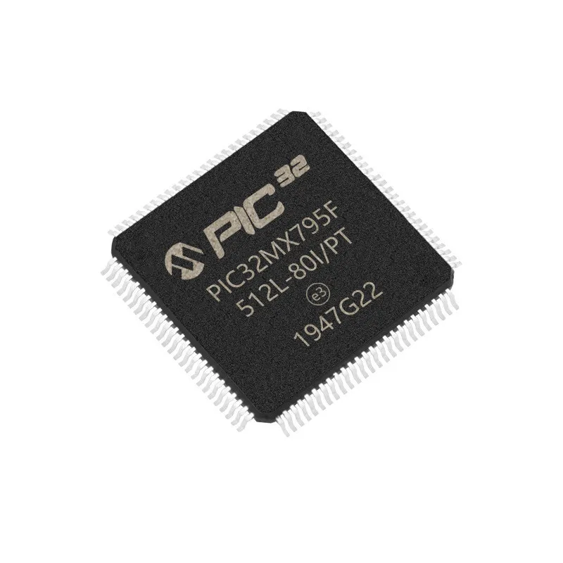 

2pcs~20pcs/LOT PIC32MX795F 512L-80I/PT PIC32MX795F512L-80I/PT TQFP100 32-bit microcontroller New original