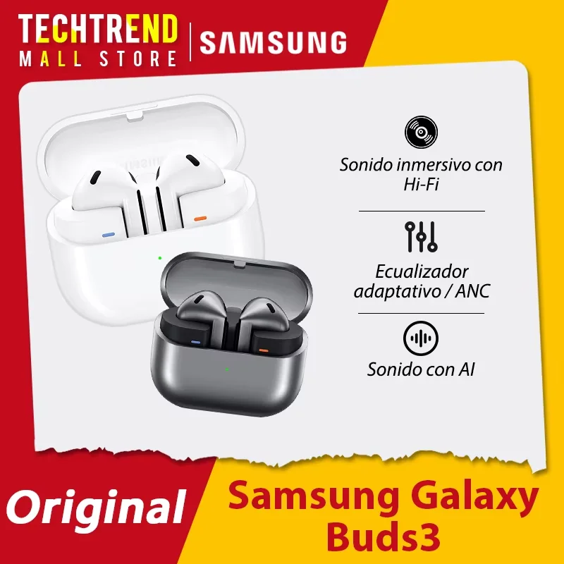 سماعة أذن لاسلكية سامسونج جالاكسي Buds3 ، إلغاء ضوضاء نشط ، بلوتوث ، IP57 ، مقاومة للماء ، صوت ، أصلي #2