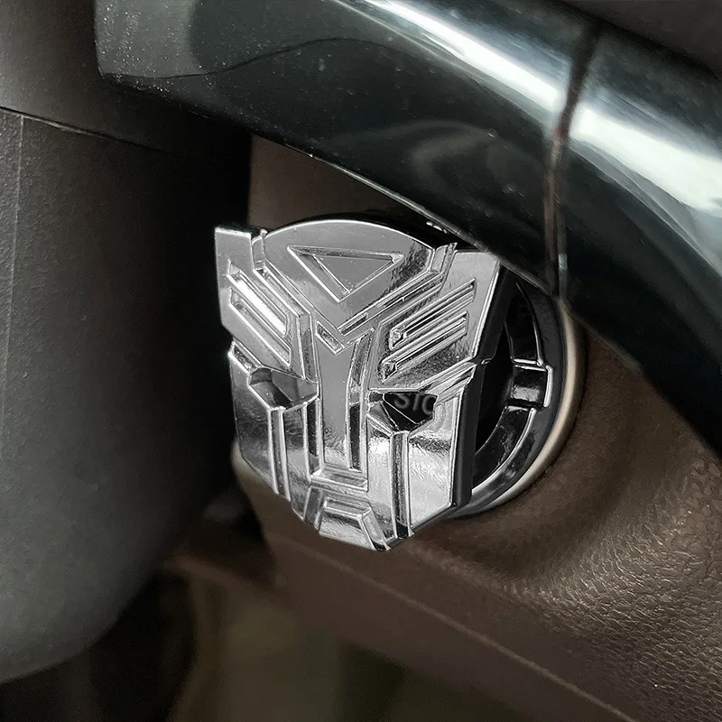 변환 크리 에이 티브 원 클릭 시작 보호 장식 커버 자동차 장식 원 클릭 시작 원형 점화 스위치 버튼