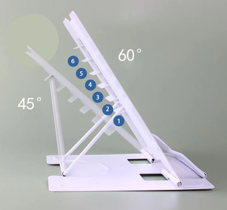 New Adjustable Portable Metal Adjustable Reading Book Holder Support Document Shelf Bookstand Tablet Rack Household Accessories