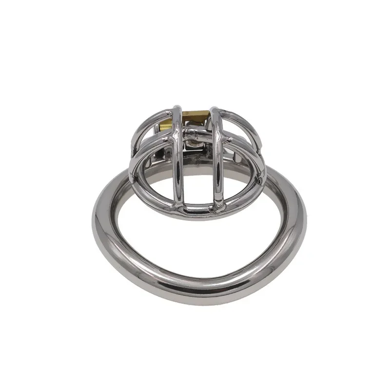 Mini Short Hollow Chastity Cage Stainless Steel Chastity Device Cock Cages Men\'s Penis Penis Rings Bondage Lock Sex Toys For Men