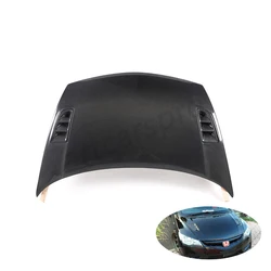 2007-2015 Car Front Engine Hood Civic FD2 RR Style Carbon Fiber Bonnet For Honda Front Hood