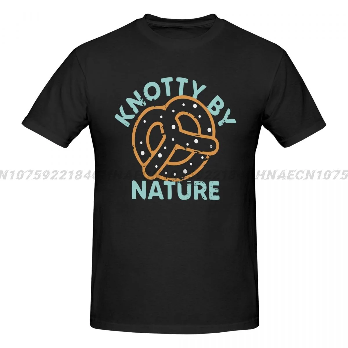 Knotty By Nature Four Seasons Sports Crewneck Short Sleeve Men's Cotton Large Size T-shirt Loose Tee