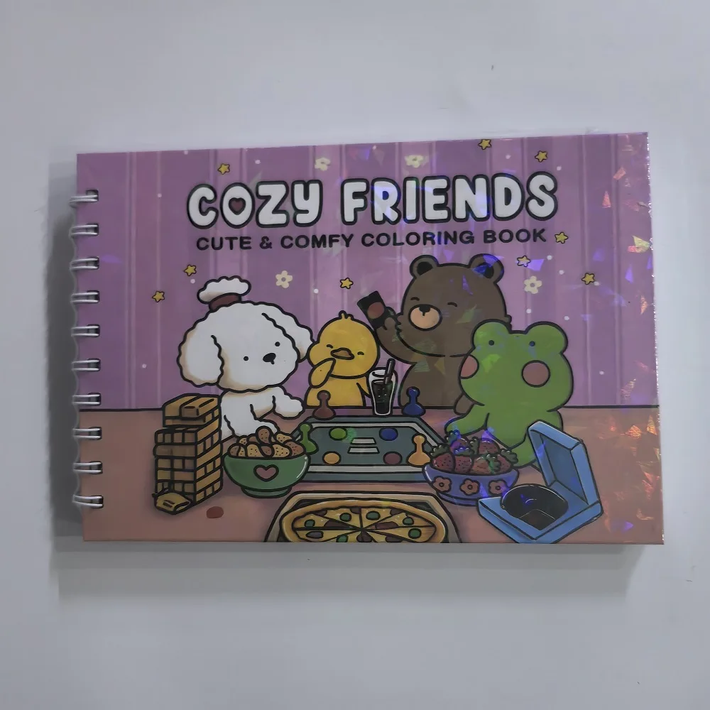 Coloring Book For Adults And Teens Halloween Theme Featuring Adorable Creepy Creatures In Cozy Moments For Relaxation Gift