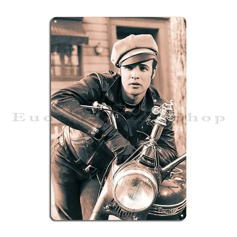 Marlon Brando Vintage D58 Metal Plaque Poster Mural Wall Decor Customized Party Wall Decor Tin Sign Poster