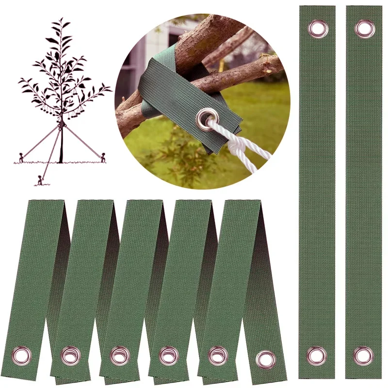 

5PCS Tree Straps for Staking Garden Fixing Stump Straps Nylon Straps Garden Plants Support Windproof Tree Belt Staking Strap