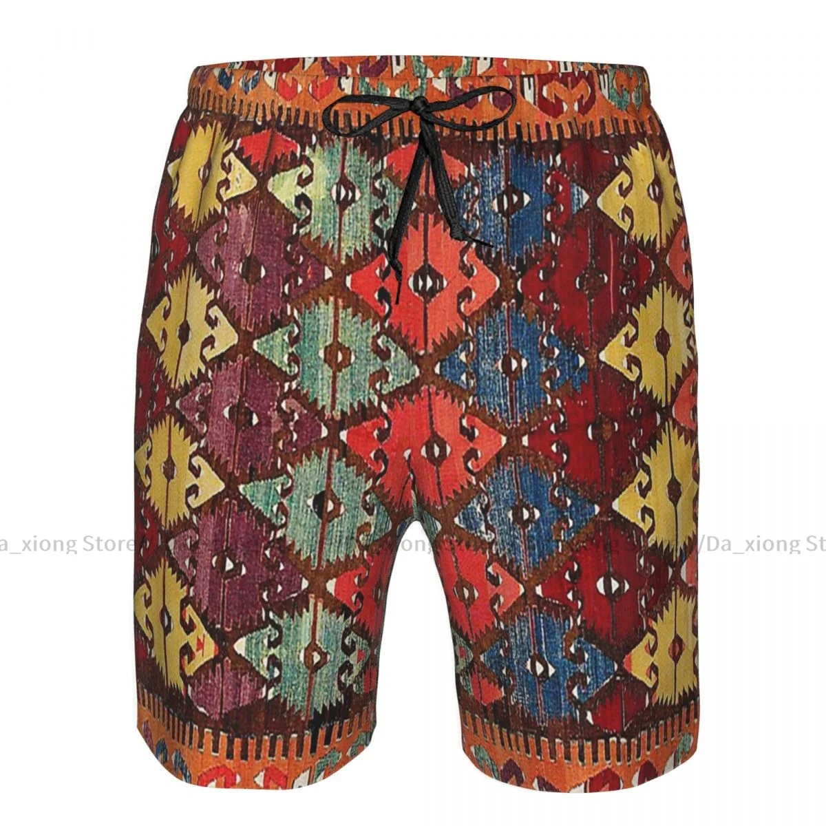 Mens Swimming Shorts Swimwear Turkish Kilim Trunks Swimsuit Beach Wear Boardshorts