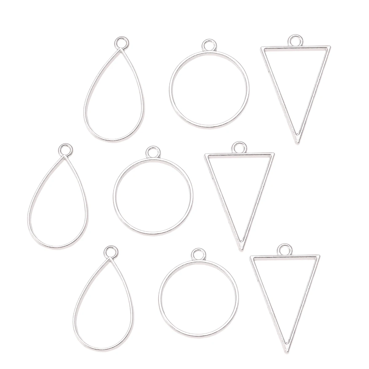 

30pcs Jewelry Making DIY Pendant Accessories Retro Craft Gold Silver Necklace Bracelet Earrings Charm Bead Link