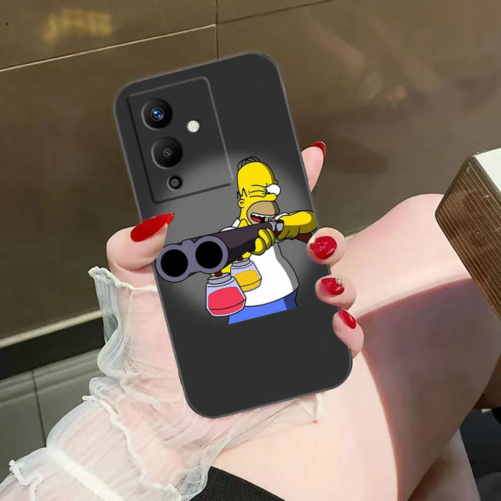 

Funny The homer S-Simpsons Custom Phone Case For Infinix NOTE 10 11 11S 12 GT 20 30 40 50 TECNO POVA NEO 2 4 5 6 Pro TPU Case