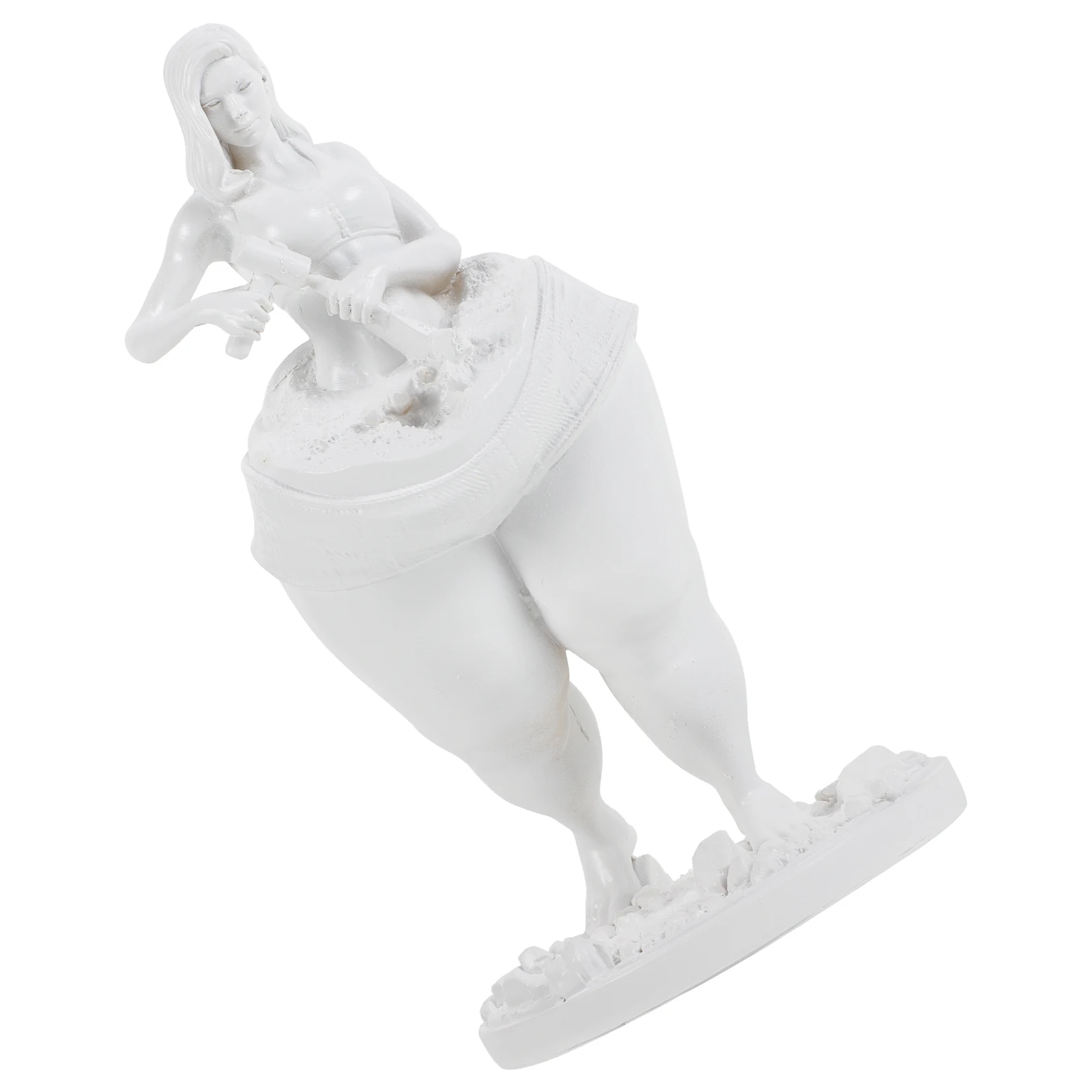 

Resin Statue Decor Fitness Lady Artistic Craft Home Furnishings Goddess Figurine naments Resin Long Life